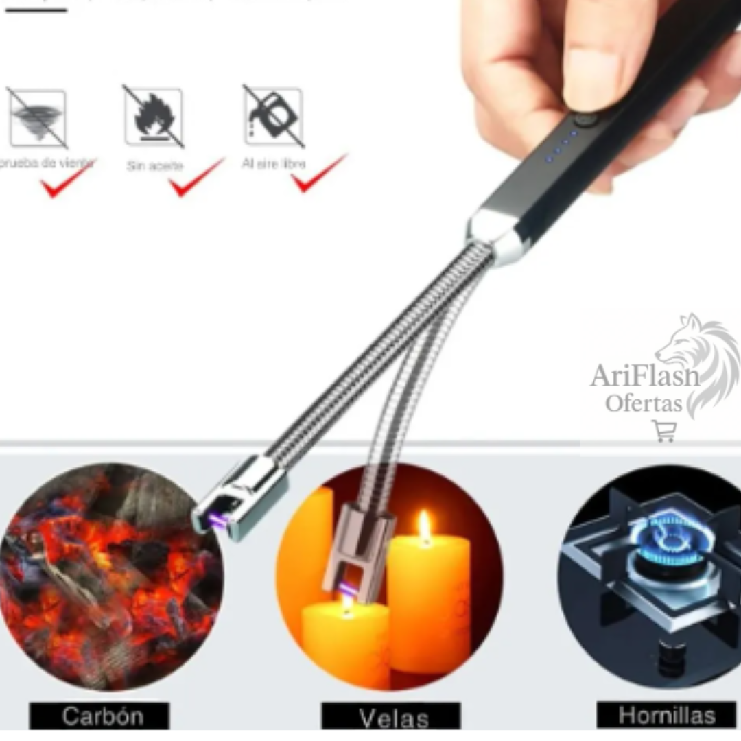 Encendedor con USB Eléctrico Recargable para Cocina